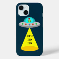 Christmas UFO Ho Ho Alien flying saucer