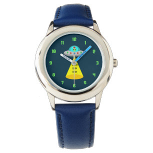 Christmas UFO Ho Ho Alien flying saucer Watch