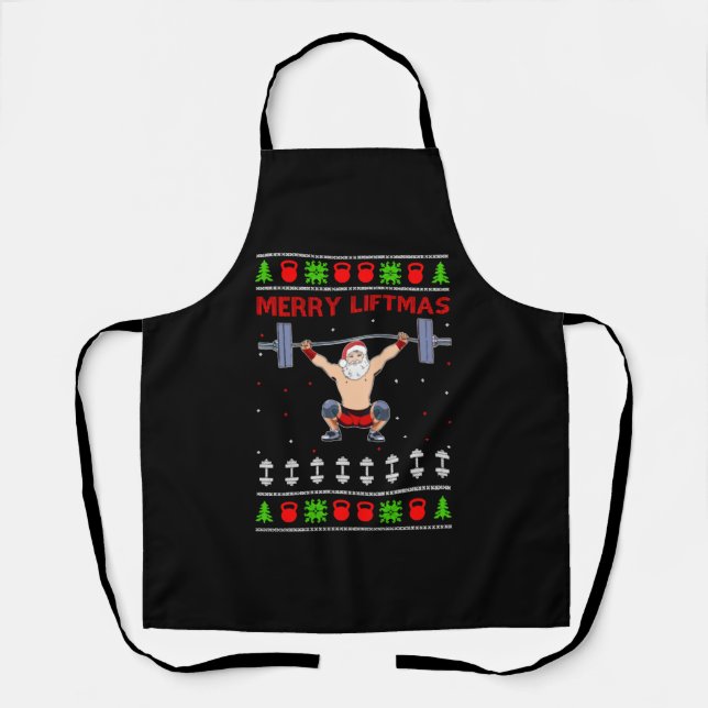 Christmas Ugly Christmas Weightlifting Apron (Front)