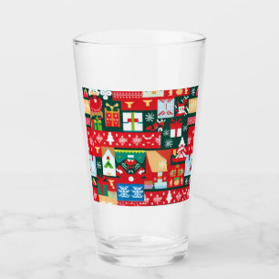 Christmas Ugly Sweater 1 Glass
