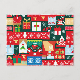 Christmas Ugly Sweater 1 Holiday Postcard