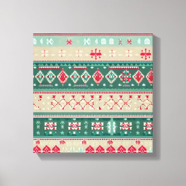 Christmas Ugly Sweater 2 Canvas Print (Front)