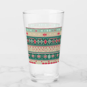 Christmas Ugly Sweater 2 Glass