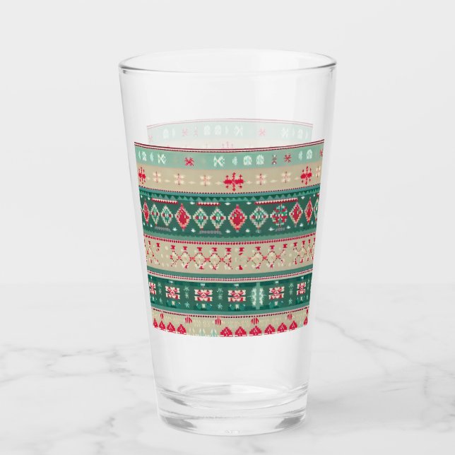 Christmas Ugly Sweater 2 Glass (Front)