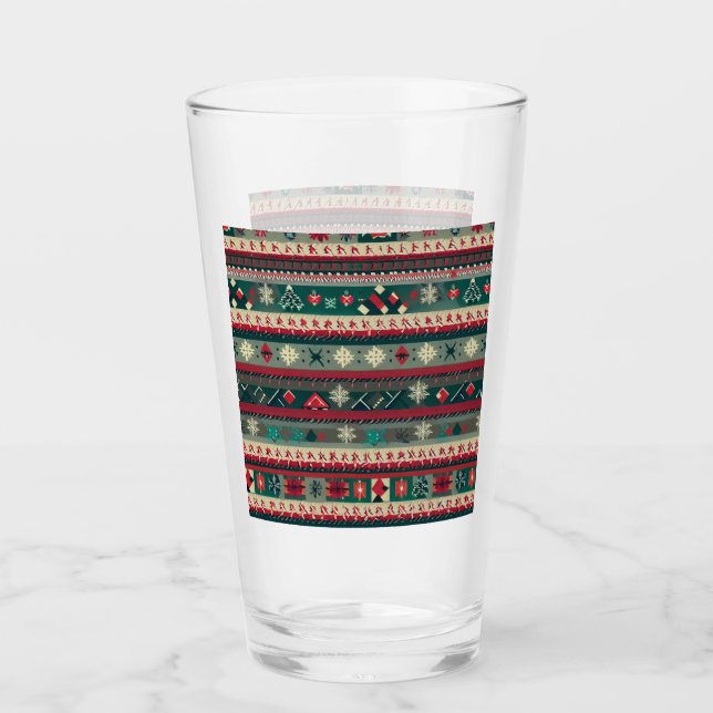 Christmas Ugly Sweater 4 Glass (Front)