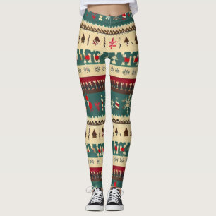 Christmas Ugly Sweater 5 Leggings