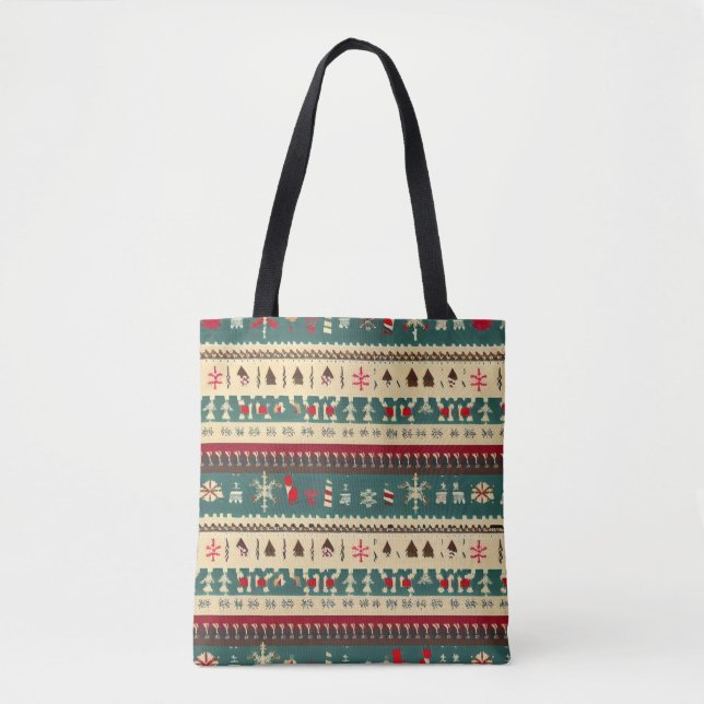 Christmas Ugly Sweater 5 Tote Bag (Front)