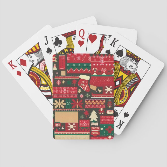 Christmas Ugly Sweater (7) Playing Cards (Back)