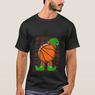 Christmas Ugly Sweater basketBall Xmas Elf Squad V