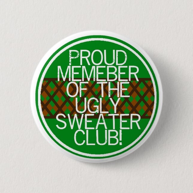 Christmas ugly sweater Gifts 6 Cm Round Badge (Front)