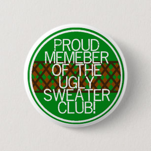 Christmas ugly sweater Gifts 6 Cm Round Badge