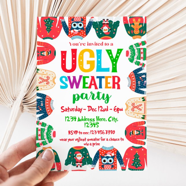 Christmas Ugly Sweater Invitation (Creator Uploaded)