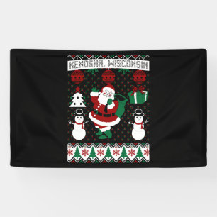 Christmas Ugly Sweater Kenosha Wisconsin Banner