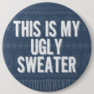 Christmas ugly sweater party pin