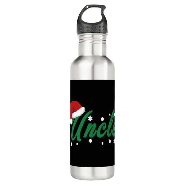 Christmas Uncle 710 Ml Water Bottle (Front)