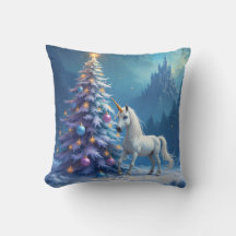 Christmas Unicorn and Fairytale Castle
