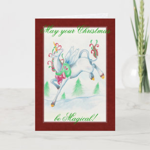 Christmas Unicorn Card