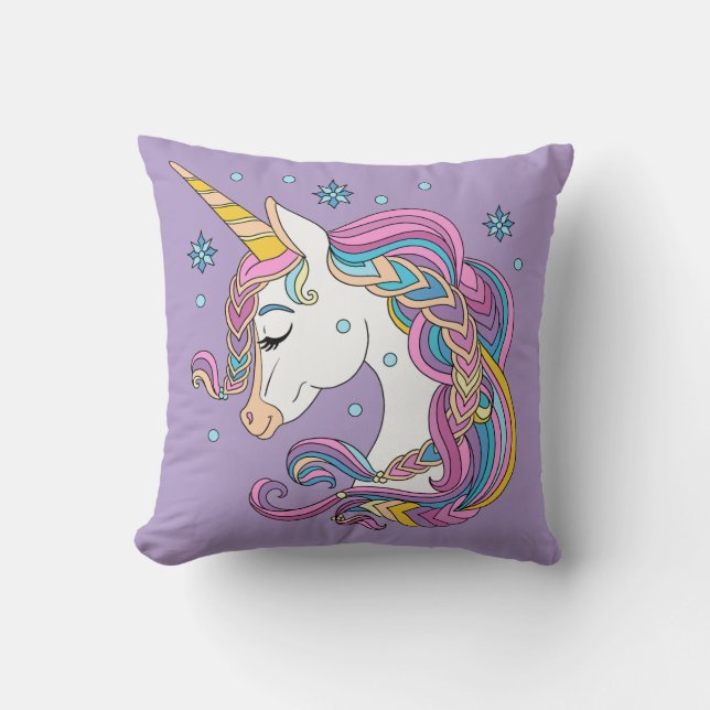 Christmas unicorn cushion (Front)