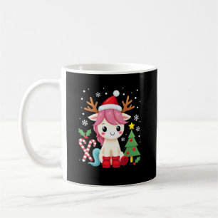 Christmas Unicorn Cute Magical Xmas Toddler Girls Coffee Mug