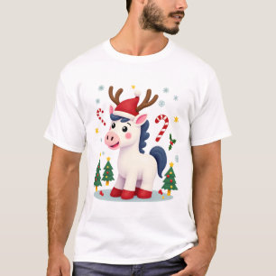 Christmas Unicorn Cute T-Shirt