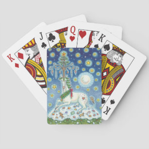 CHRISTMAS UNICORN Deck STANDARD PLAYING CARDS