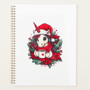 Christmas Unicorn Decor Girls Boys Kids Christmas Planner