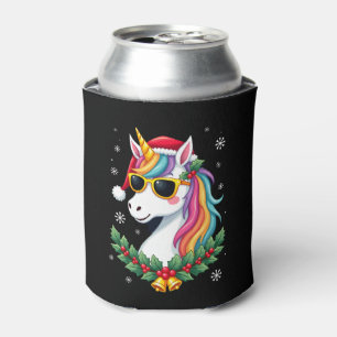 Christmas Unicorn Girls Boys Xmas Santa Cute Kids Can Cooler