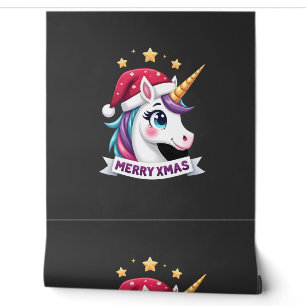 Christmas Unicorn Long Sleeve T-Shirt Wallpaper
