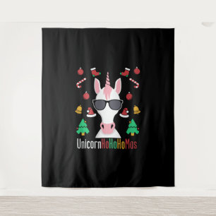 Christmas Unicorn                                  Tapestry