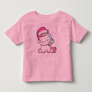Christmas Unicorn Toddler T-Shirt