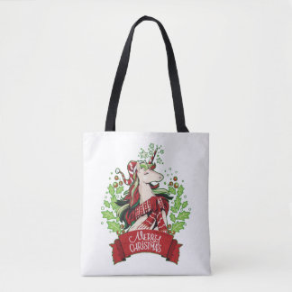 Christmas Unicorn Tote Bag