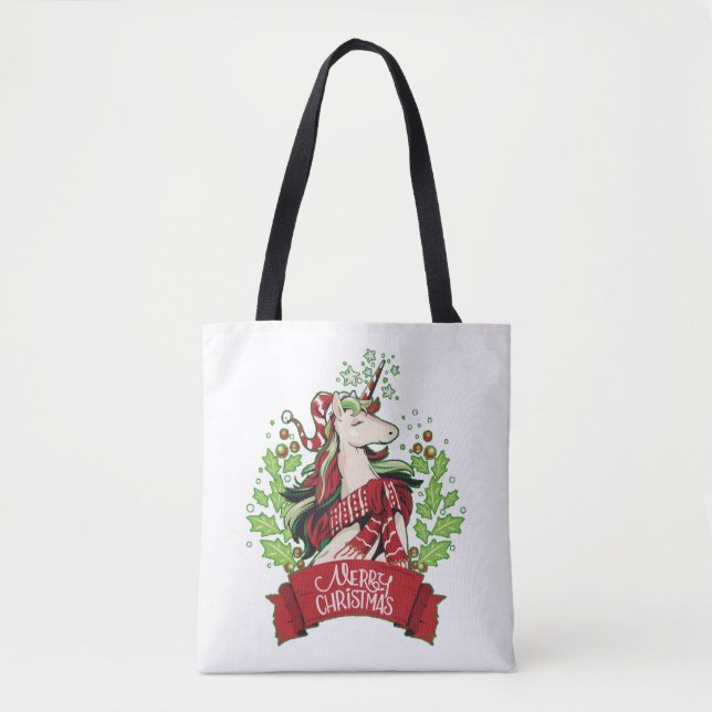 Christmas Unicorn                              Tote Bag (Front)