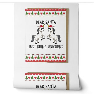 Christmas Unicorns Ugly Xmas Sweater Unicorn Lover Wallpaper
