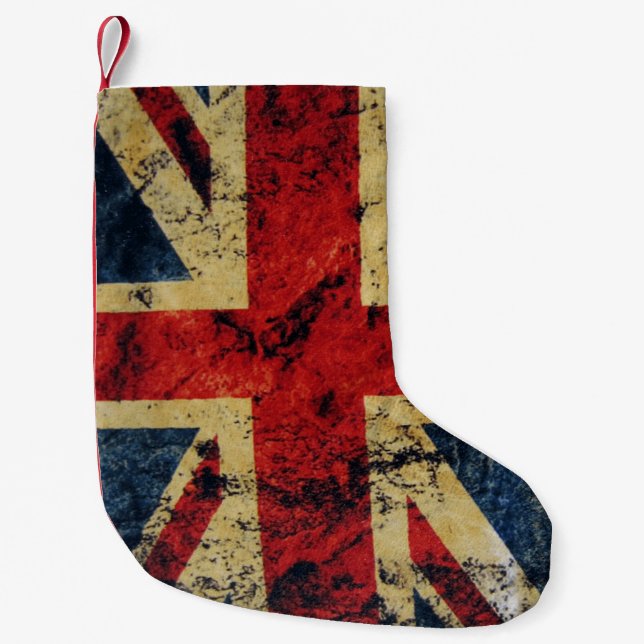 Christmas Union Jack Small Christmas Stocking (Front)