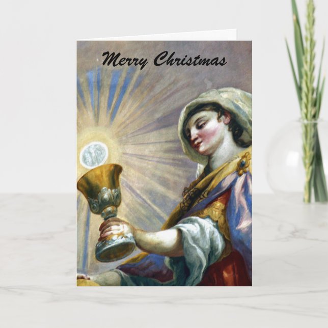 christmas urn holiday card (Front)