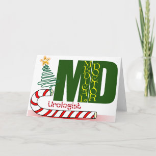 CHRISTMAS UROLOGIST - DOCTOR - MD HOLIDAY CARD