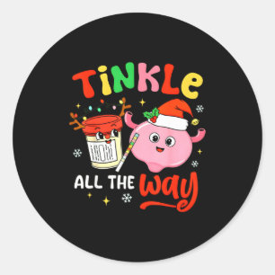 Christmas Urologist Nephrologist T Healthcare Work Classic Round Sticker