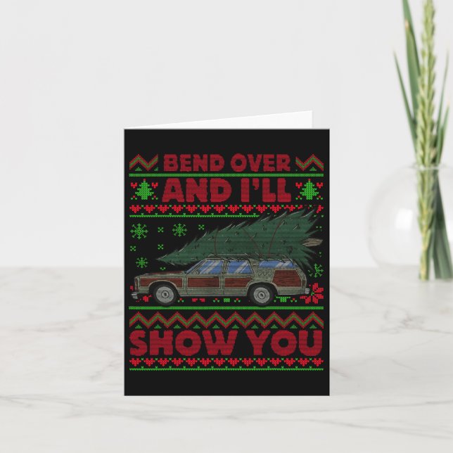 Christmas Vacation Bend Over And I'll Show You Xma Card (Front)