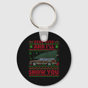 Christmas Vacation Bend Over And I'll Show You Xma Key Ring