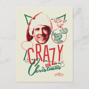 Christmas Vacation Crazy About Christmas Holiday Postcard