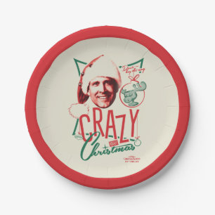 Christmas Vacation Crazy About Christmas Paper Plate