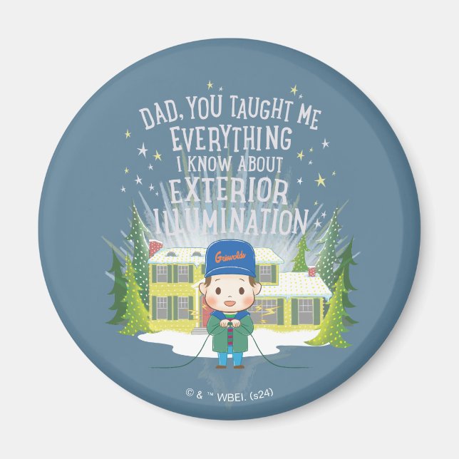 Christmas Vacation Exterior Illumination Magnet (Front)