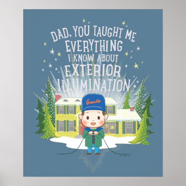 Christmas Vacation Exterior Illumination Poster (Front)