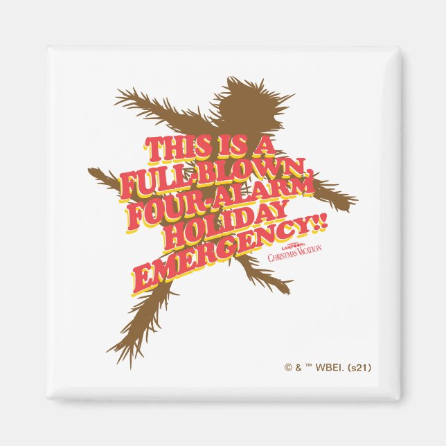 Christmas Vacation | Four-Alarm Holiday Emergency Magnet (Front)