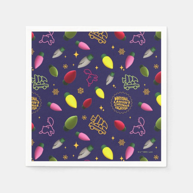 Christmas Vacation | Holiday Pattern Napkin (Front)