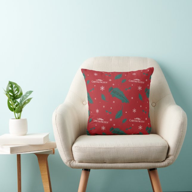 Christmas Vacation Holly Pattern Cushion (Chair)
