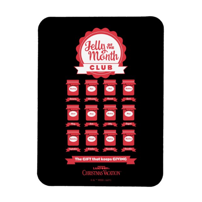 Christmas Vacation | Jelly of the Month Club Magnet (Vertical)