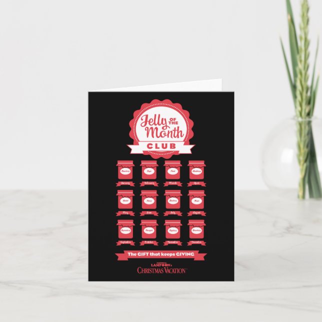 Christmas Vacation | Jelly of the Month Club Note Card (Front)