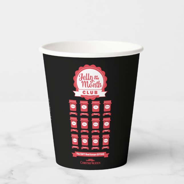Christmas Vacation | Jelly of the Month Club Paper Cups (Front)