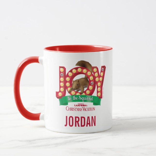 Christmas Vacation | Joy to the Squirrel Mug (Left)